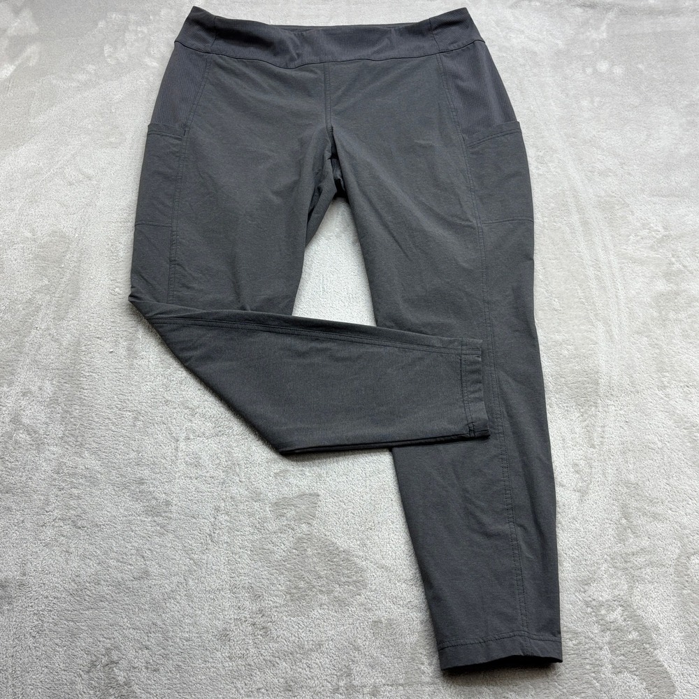 Kuhl Freeflex Pants Women's XL Regular Gray Tapered Hiking Activewear Gorpcore